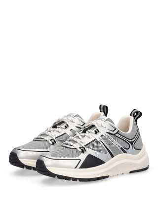SNEAKERS UOMO - LIU-JO ARGENTO-NERO - 7B6009TX519 2