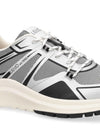 SNEAKERS UOMO - LIU-JO ARGENTO-NERO - 7B6009TX519 5