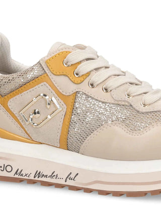 SNEAKERS DONNA - LIU-JO BEIGE - BA6009PX077 5