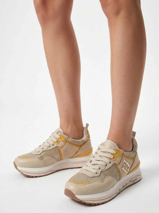 SNEAKERS DONNA - LIU-JO BEIGE - BA6009PX077 6