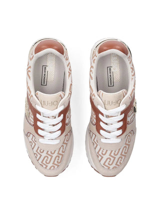 SNEAKERS DONNA - LIU-JO BEIGE - BA6019PX617 4