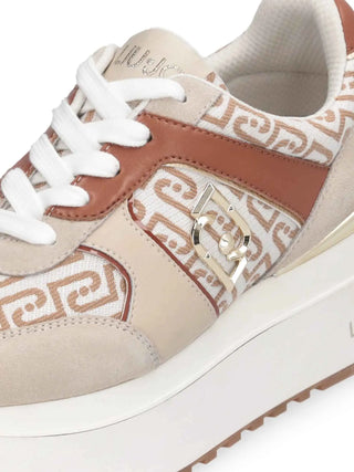 SNEAKERS DONNA - LIU-JO BEIGE - BA6019PX617 5