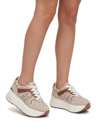 SNEAKERS DONNA - LIU-JO BEIGE - BA6019PX617 6