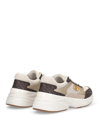 SNEAKERS DONNA - LIU-JO MARRONE-BEIGE - BA6045PX831 3