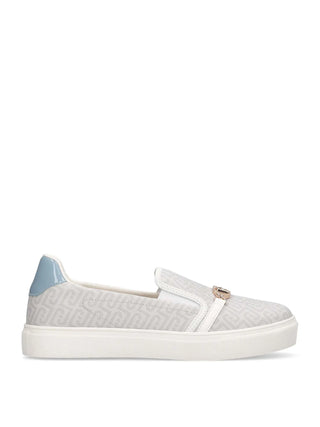 SLIP ON DONNA - LIU-JO BIANCO-AZZURRO - BA6061EX339