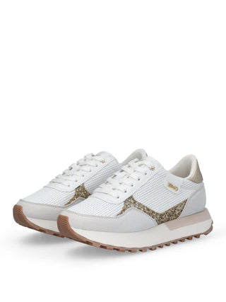 SNEAKERS DONNA - LIU-JO BIANCO-ORO - BA6065TX524 2