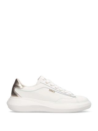 SNEAKERS DONNA - LIU-JO BIANCO-ORO - BA6069PX026