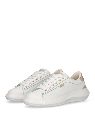SNEAKERS DONNA - LIU-JO BIANCO-ORO - BA6069PX026 2