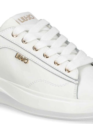 SNEAKERS DONNA - LIU-JO BIANCO-ORO - BA6069PX026 5