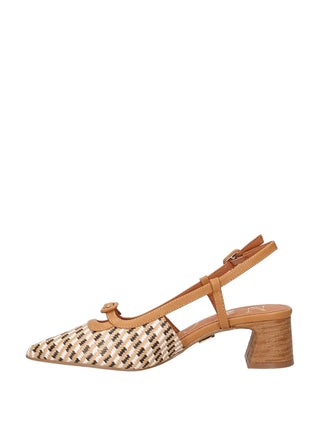 DECOLLETE DONNA - NAZARENO GABRIELLI CAMEL - 4601 4