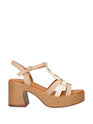 SANDALO DONNA - MNG COLLECTION BEIGE - 6222