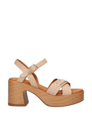 SANDALO DONNA - MNG COLLECTION BEIGE - 6224