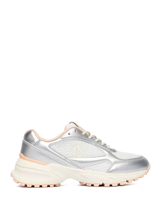 SNEAKERS DONNA - CALVIN KLEIN BIANCO-ARGENTO - YW0YW02063