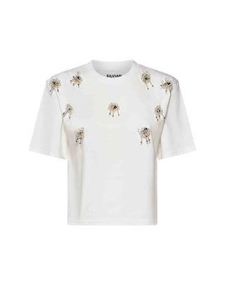 T-SHIRT DONNA - SILVIAN HEACH BIANCO - GPP26120TS