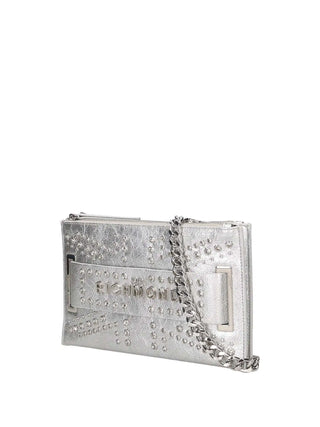 BORSA A SPALLA DONNA - JOHN RICHMOND ARGENTO - RWP26149BO 2