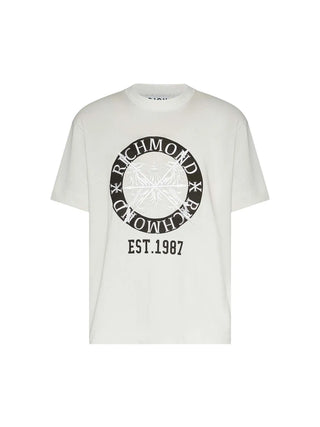 T-SHIRT UOMO - JOHN RICHMOND BIANCO - UMP26030TS