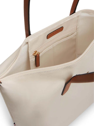 TOTE DONNA - TOMMY HILFIGER CREMA - AW0AW17711 3
