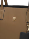 BORSA A MANO DONNA - TOMMY HILFIGER TAUPE - AW0AW18122 3