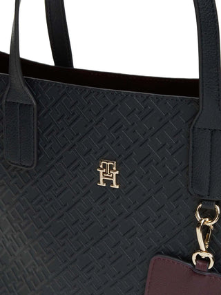 BORSA A MANO DONNA - TOMMY HILFIGER BLU - AW0AW18123 3