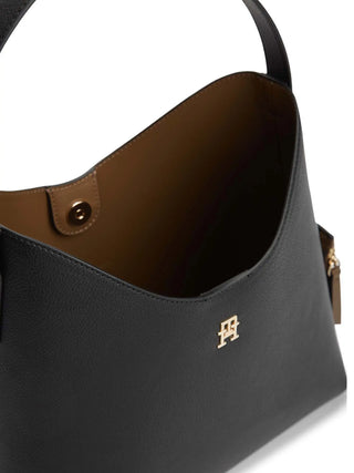 BORSA A SPALLA DONNA - TOMMY HILFIGER NERO - AW0AW18140 4