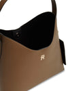 BORSA A SPALLA DONNA - TOMMY HILFIGER TAUPE - AW0AW18140 4