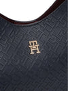 BORSA A SPALLA DONNA - TOMMY HILFIGER BLU - AW0AW18141 3