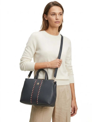 BORSA A MANO DONNA - TOMMY HILFIGER BLU - AW0AW18155 5
