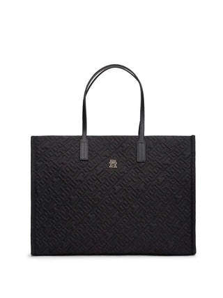 TOTE DONNA - TOMMY HILFIGER NERO - AW0AW18163 1