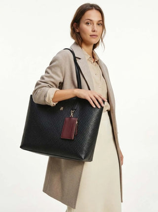 TOTE DONNA - TOMMY HILFIGER BLU - AW0AW18174 5