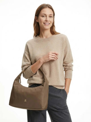 HOBO DONNA - TOMMY HILFIGER TAUPE - AW0AW18229 5