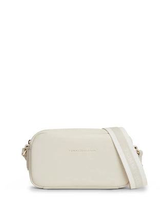 TRACOLLA DONNA - TOMMY HILFIGER CREMA - AW0AW18370