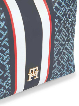 BORSA A SPALLA DONNA - TOMMY HILFIGER BLU - AW0AW18392 4