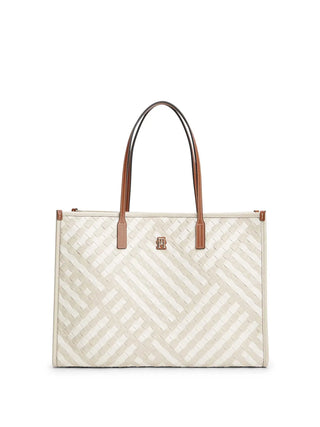 TOTE DONNA - TOMMY HILFIGER NATURALE - AW0AW18394