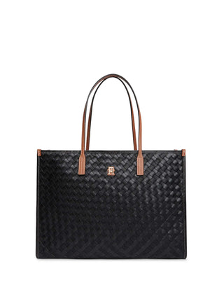 TOTE DONNA - TOMMY HILFIGER NERO - AW0AW18394