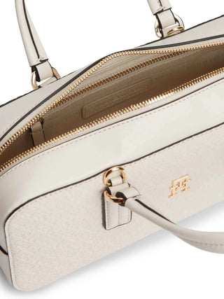 TRACOLLA DONNA - TOMMY HILFIGER CREMA - AW0AW18415 3