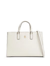 BORSA A MANO DONNA - TOMMY HILFIGER CREMA - AW0AW18418 1