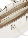 BORSA A MANO DONNA - TOMMY HILFIGER CREMA - AW0AW18418 3