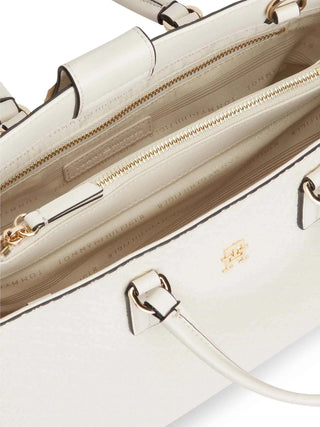 BORSA A MANO DONNA - TOMMY HILFIGER CREMA - AW0AW18418 3