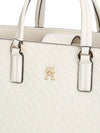 BORSA A MANO DONNA - TOMMY HILFIGER CREMA - AW0AW18418 4