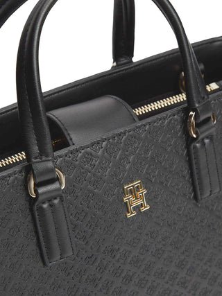 BORSA A MANO DONNA - TOMMY HILFIGER NERO - AW0AW18418 4