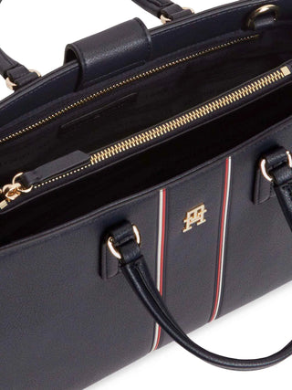 BORSA A MANO DONNA - TOMMY HILFIGER BLU - AW0AW18644 3