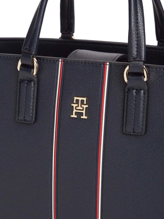 BORSA A MANO DONNA - TOMMY HILFIGER BLU - AW0AW18644 4