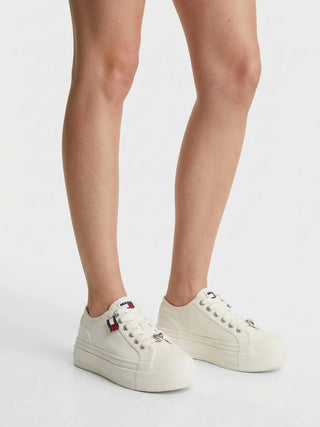 SNEAKERS DONNA - TOMMY HILFIGER ECRU - EN0EN02959 5