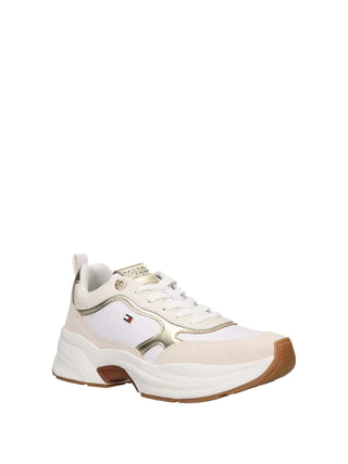 SNEAKERS DONNA - TOMMY HILFIGER ORO-BIANCO - FW0FW09204 2