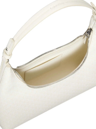 BORSA A SPALLA DONNA - CALVIN KLEIN BIANCO - LV04F3298G 4
