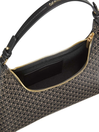 BORSA A SPALLA DONNA - CALVIN KLEIN NERO - LV04F3298G 4