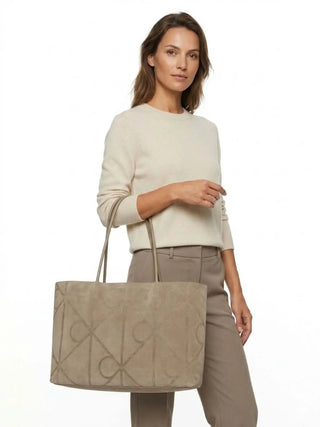 TOTE DONNA - CALVIN KLEIN TAUPE - LV04F3334G 3