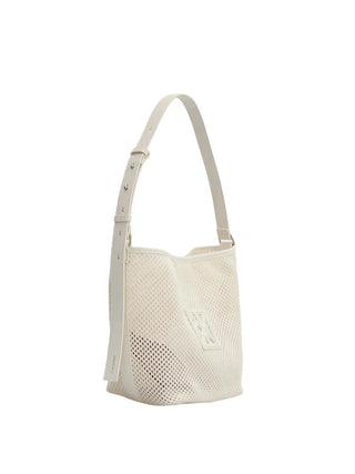 BORSA A MANO DONNA - CALVIN KLEIN BIANCO - LV04F3423G 2