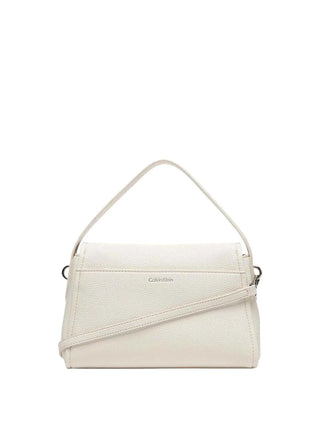 BORSA A SPALLA DONNA - CALVIN KLEIN BIANCO - LV04F3425G 3