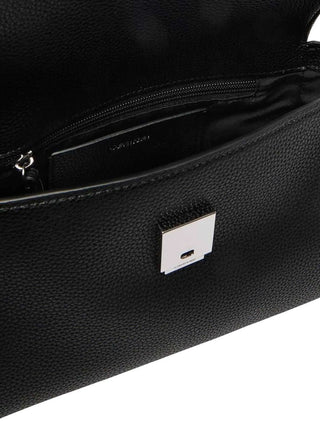 BORSA A SPALLA DONNA - CALVIN KLEIN NERO - LV04F3425G 4